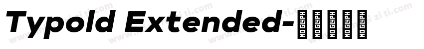 Typold Extended字体转换